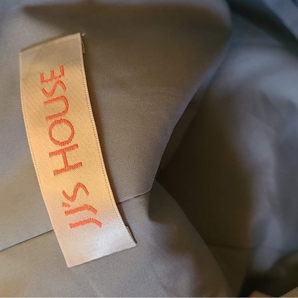 JJsHouse Dusty Blue 🩵 MIDI Off the Shoulder with Straps Dress - Picture 4 of 5